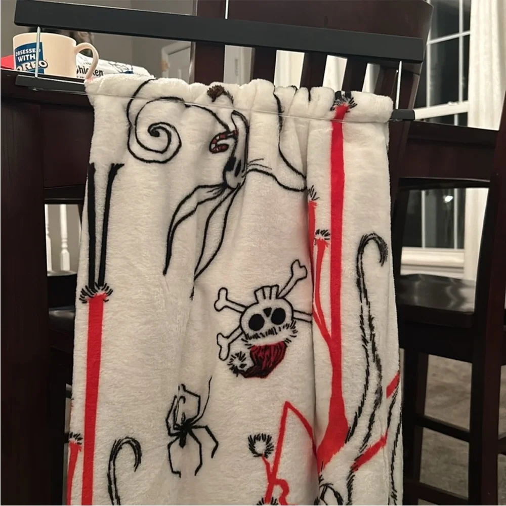 Disney NBC Nightmare Before Christmas Plush throw